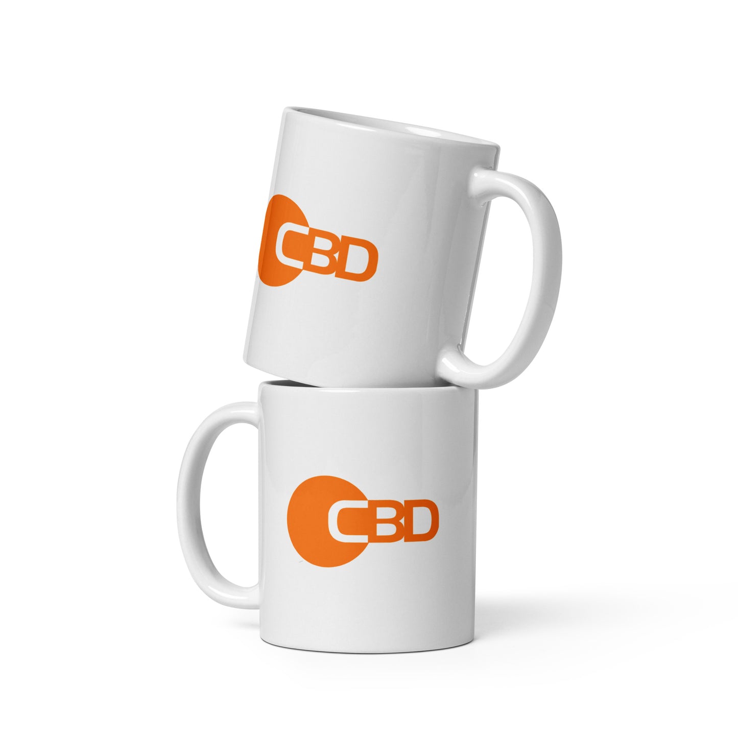 "CBD" Tasse Weiß